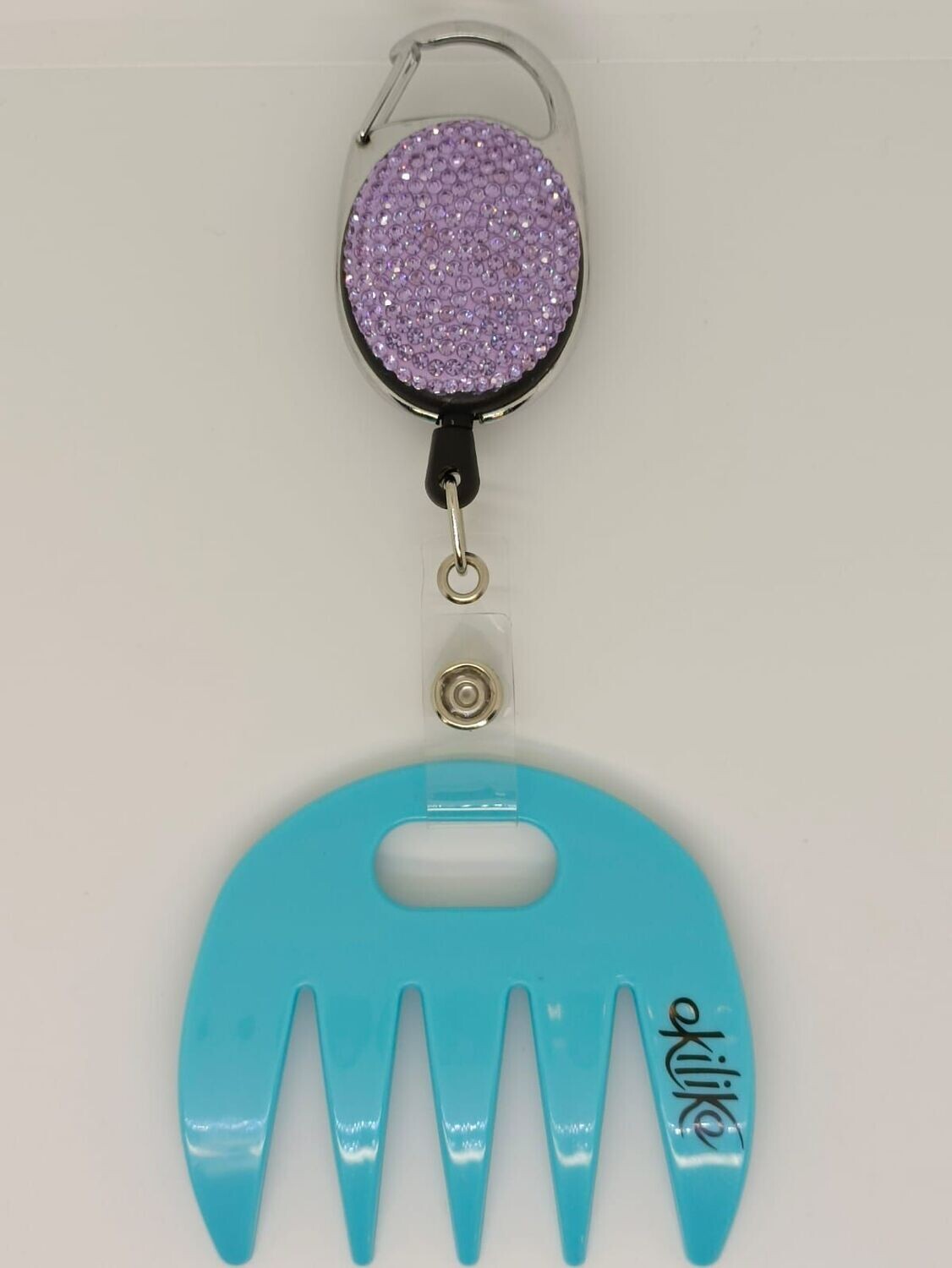 Grat-grat  bleu - Clipper diamants violets