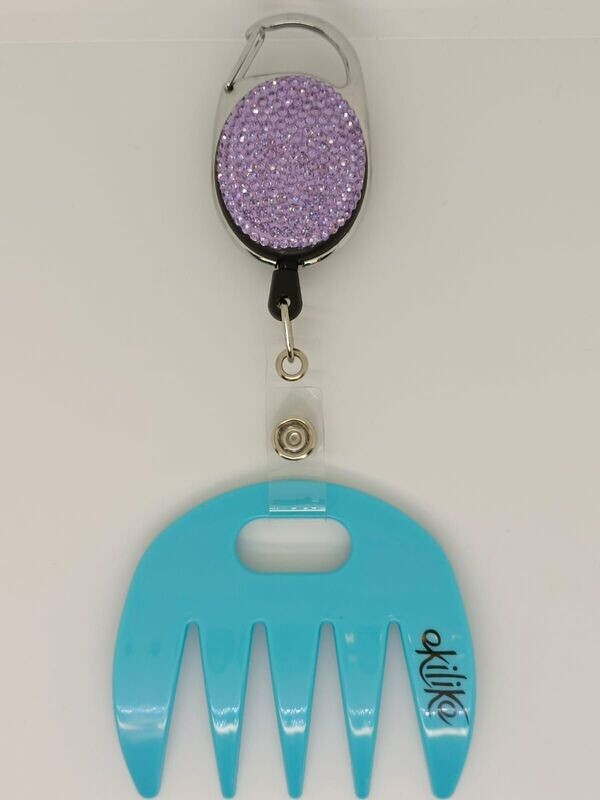 Grat-grat  bleu - Clipper diamants violets