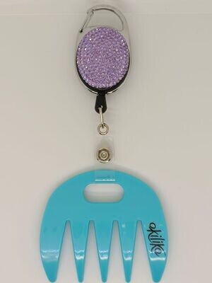 Grat-grat  bleu - Clipper diamants violets