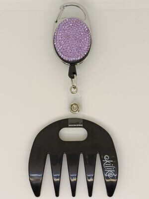 Grat-grat  noir - Clipper diamants violets