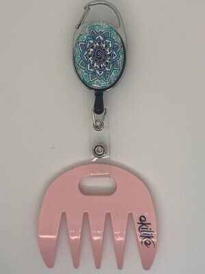 Grat-grat  rose - Clipper mandala bleu