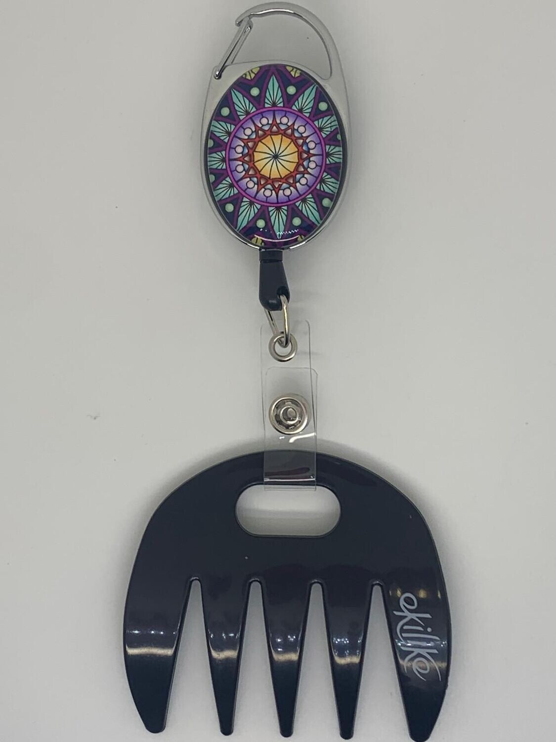Grat-grat  noir - Clipper mandala violet