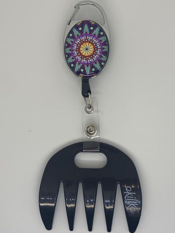 Grat-grat  noir - Clipper mandala violet