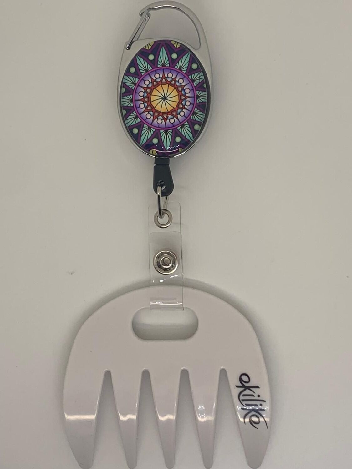 Grat-grat  blanc - Clipper mandala violet