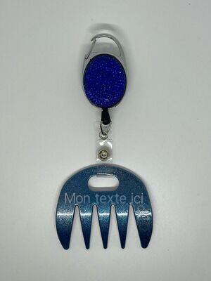 Modèles personnalisables avec clipper diamants bleus