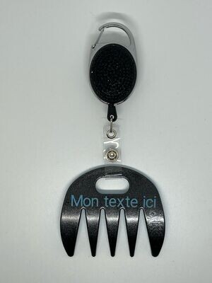 Modèles personnalisables avec clipper diamant noirs