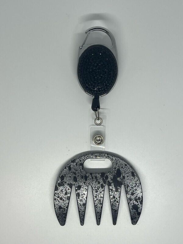 Grat-grat "Dalmatien" ,  clipper diamants noirs dans son coffret cadeau.