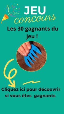 les gagnants du jeu concours !!