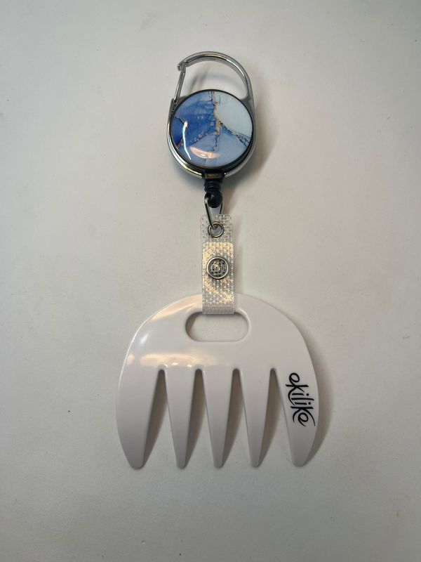 Grat-grat  blanc- Clipper marbré bleu