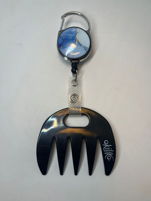 Grat-grat  noir Clipper marbré bleu