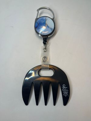 Grat-grat  noir Clipper marbré bleu