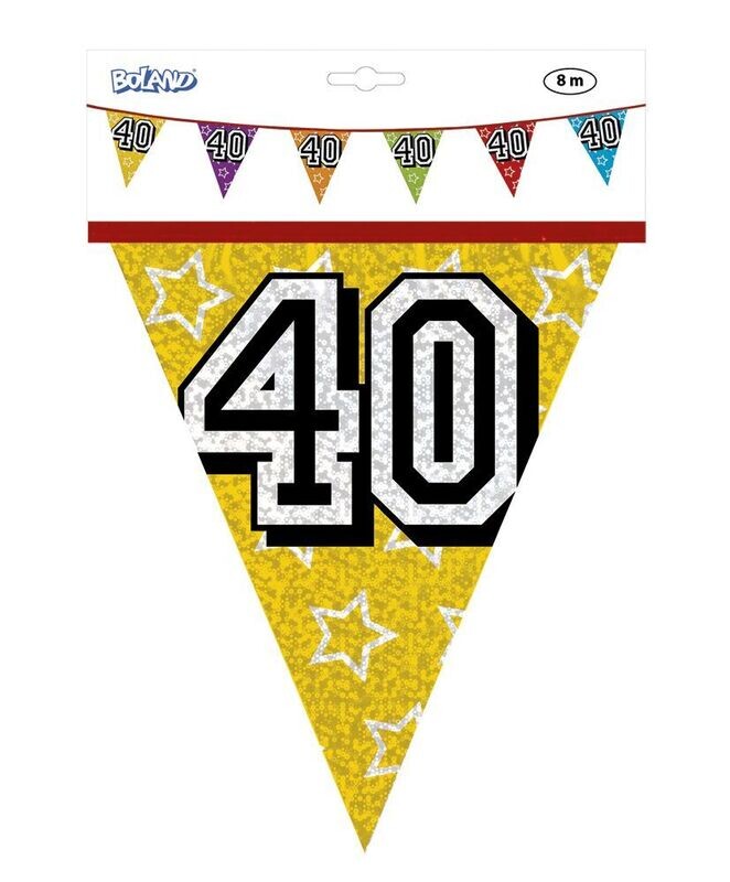 Vlaggenlijn Holographic 40 Jaar