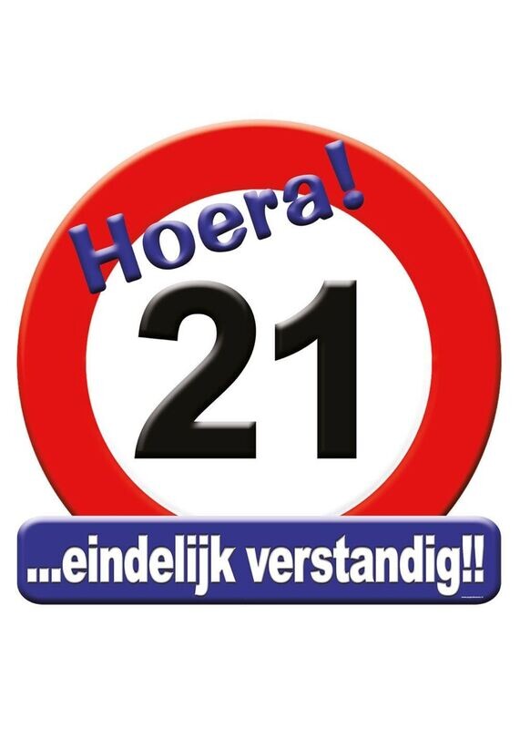 Huldeschild 21 Jaar