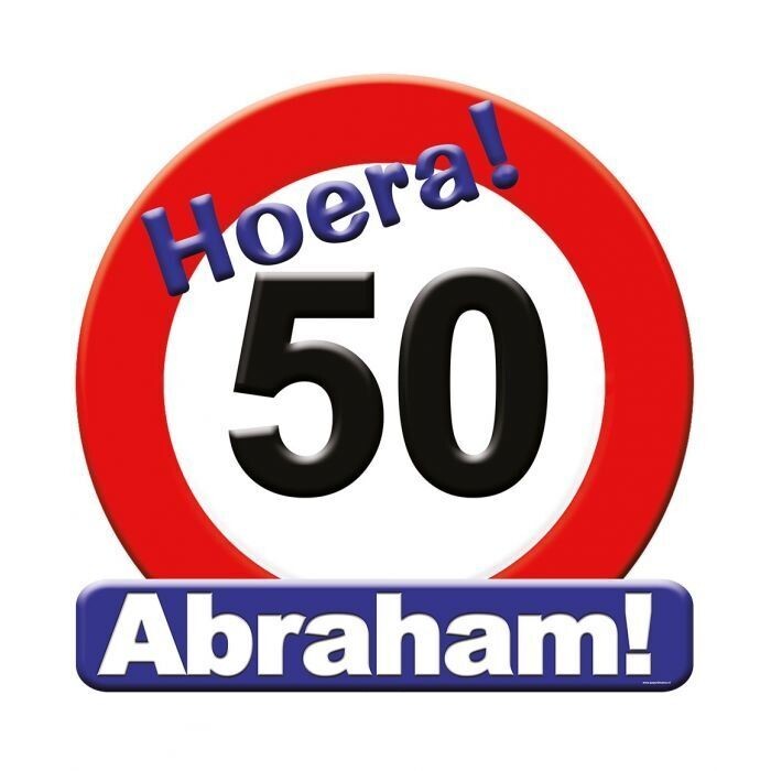 Huldeschild 50 Jaar Abraham