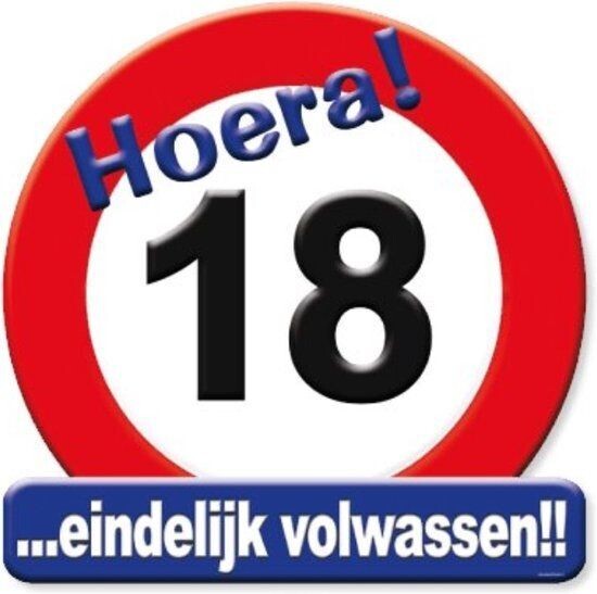 Huldeschild 18 Jaar