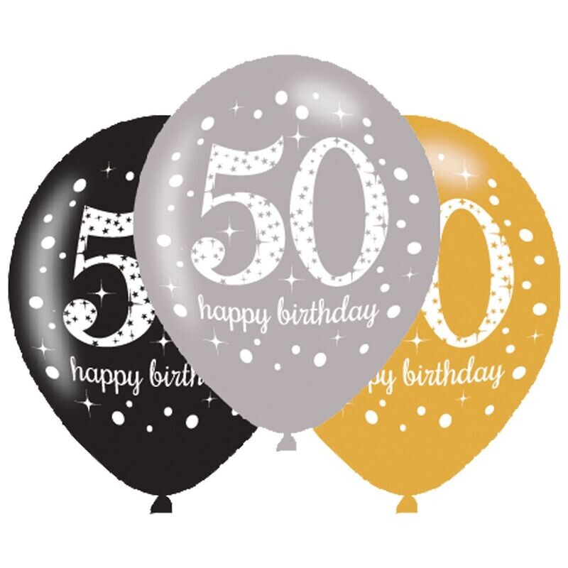 Ballonnen Sparkling 50 Jaar
