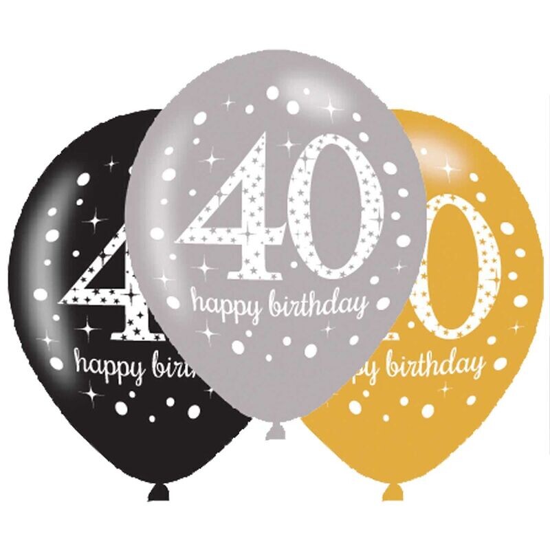 Ballonnen Sparkling 40 Jaar