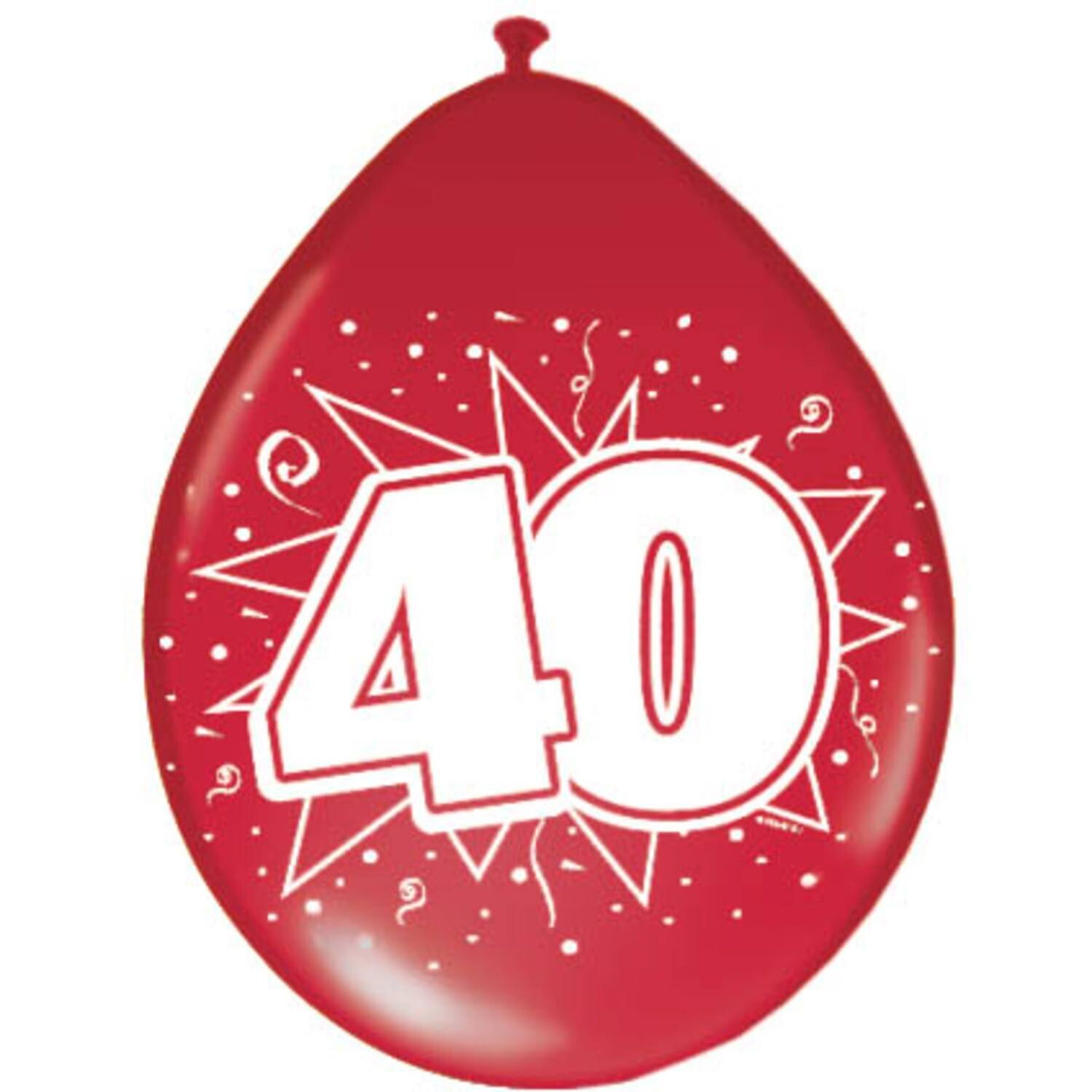Ballonnen 40 Jaar Robijn