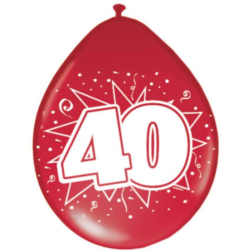 Ballonnen 40 Jaar Robijn