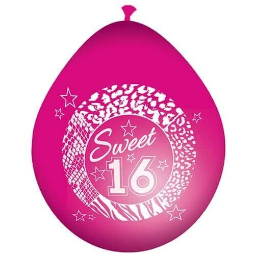 Ballonnen Sweet 16 Roze