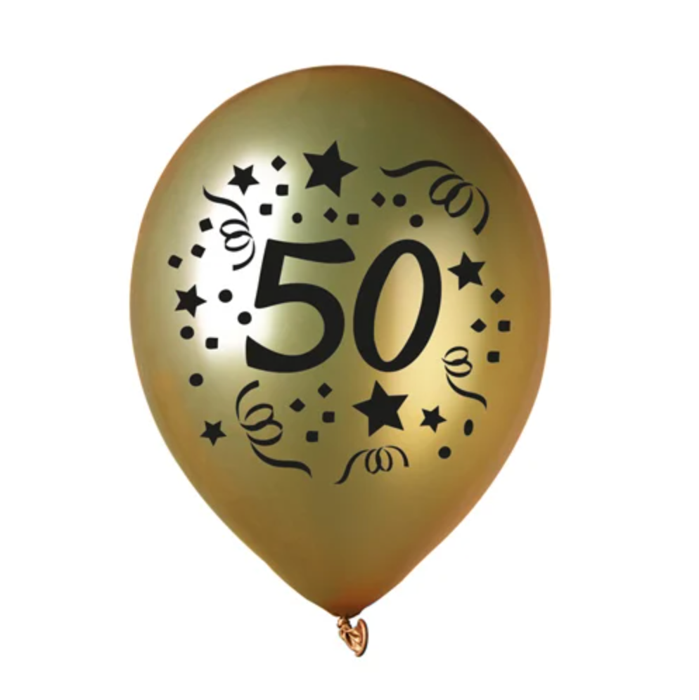Ballonnen 50 Jaar Goud