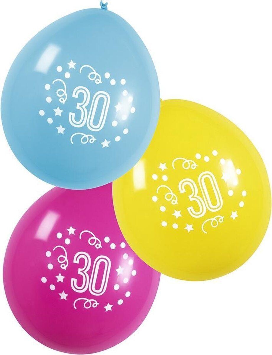 Ballonnen 30 Jaar Assorti