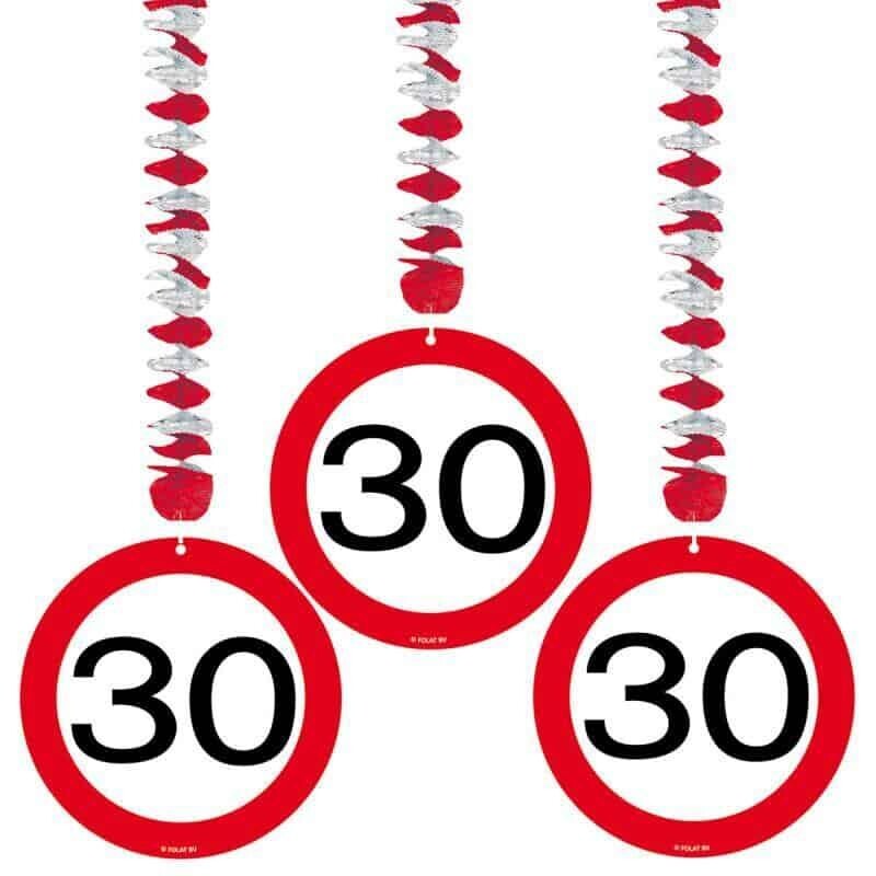 Hangdeco Verkeersbord 30 Jaar