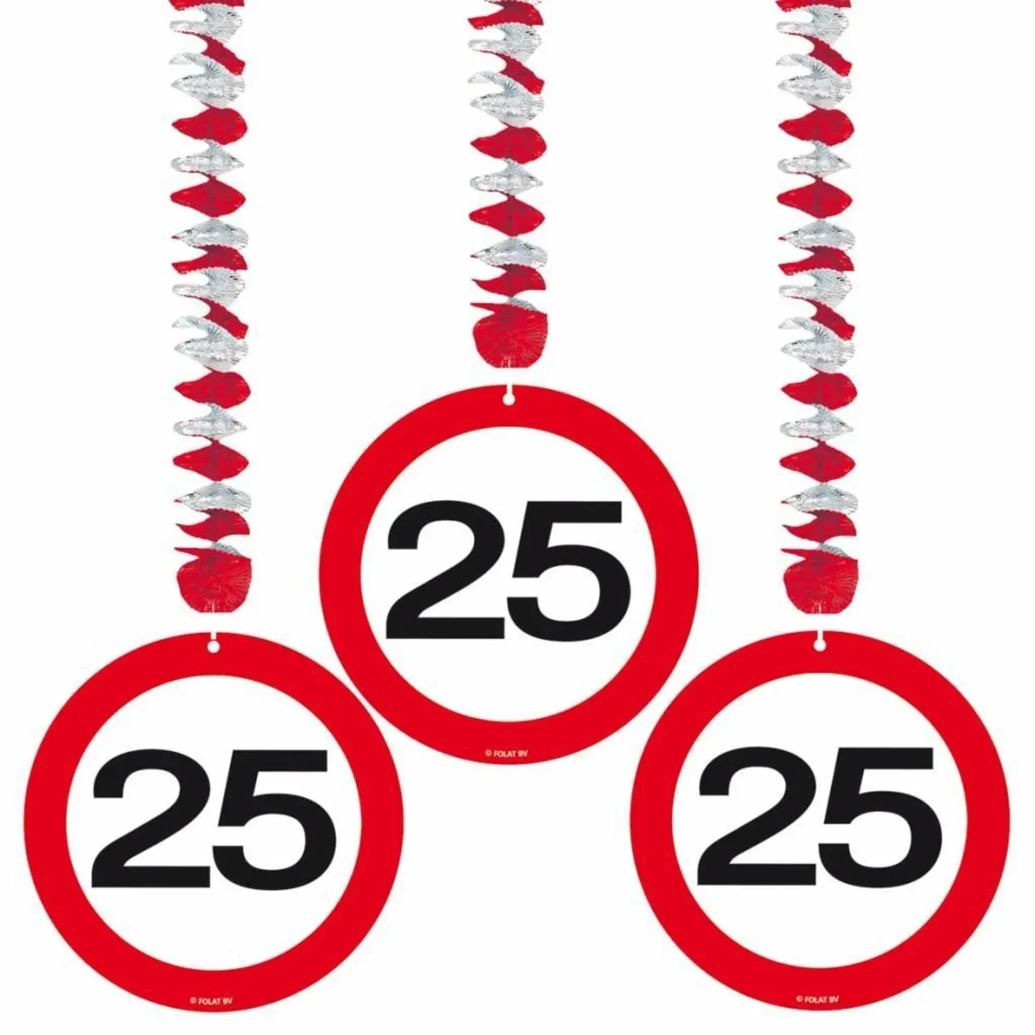 Hangdeco Verkeersbord 25 Jaar