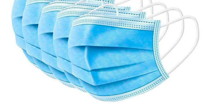 Disposable 3 Ply Protective Filtering Surgical Face Mask Type IIR EN14683 1 Box of 50 Masks (Price - Ex - VAT)