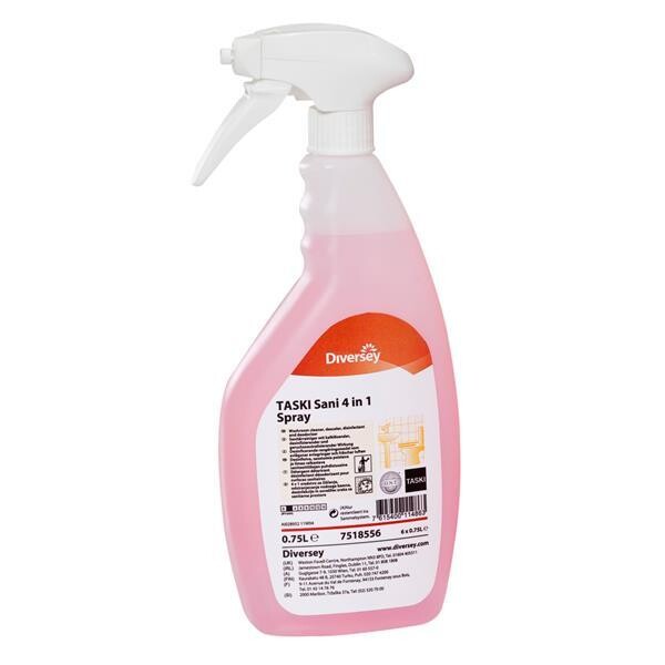 Taski Sani 4 in 1 Spray Cleaner and Disinfectant 750ml (Price - Ex - VAT)