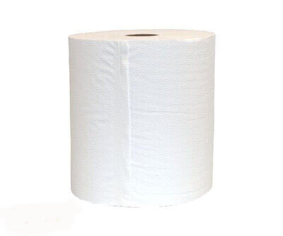 AUTOCUT HAND TOWEL WHITE 6 Rolls/Case