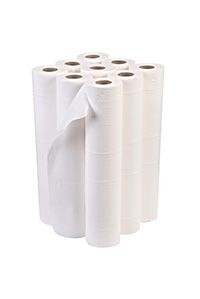 Medical Bed/ Couch Rolls 50Mtr 2PLY White