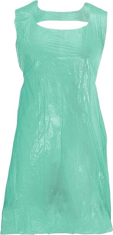 Disposable Aprons for Adults Green | Roll of 200 | Throw Away Single Use Aprons (Price EX - VAT)