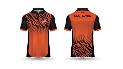 Malaysian Tiger Jersey - Black Sleeve