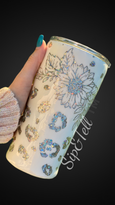 Sunflower and Leopard Peekaboo