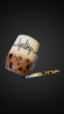 Leopard Sip&amp;Tell Set