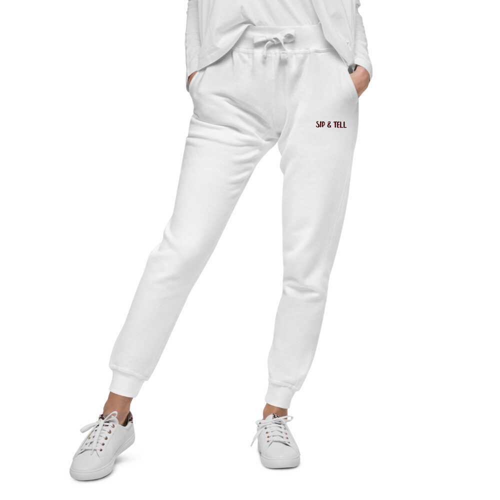 Sip &amp; Tell Fleece Sweatpants