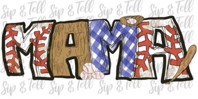 Baseball Mama PNG