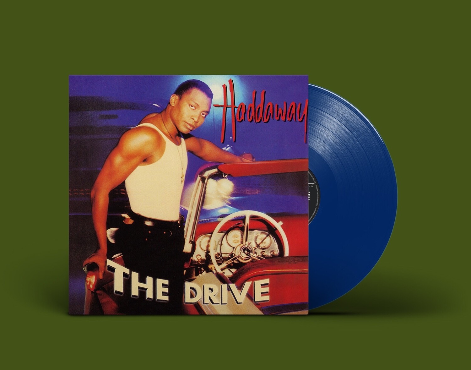 LP: Haddaway — «The Drive» (1995/2022) [Limited Blue Vinyl]