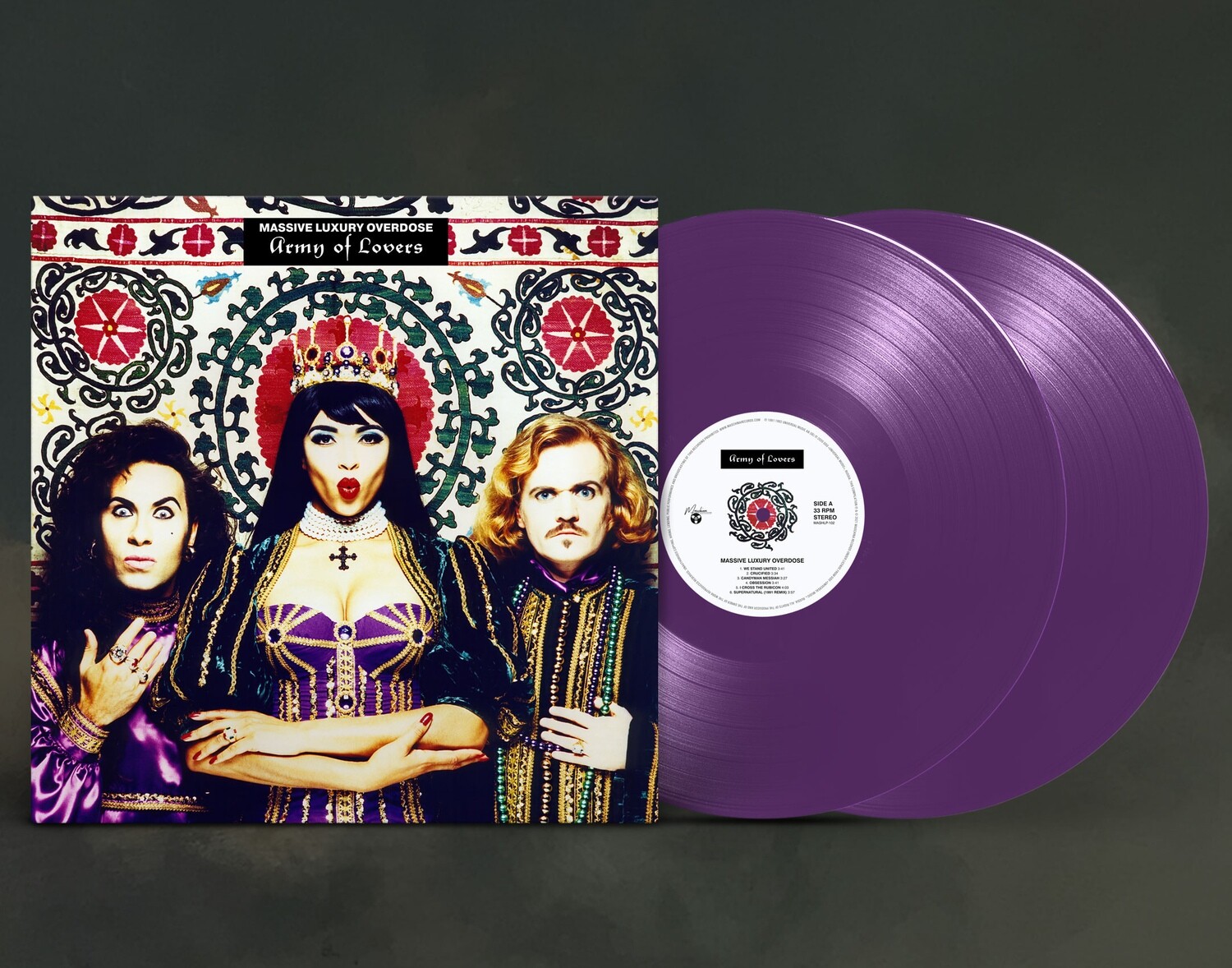 LP: Army Of Lovers — «Massive Luxury Overdose» (1991/1992) [Ultimate Edition Limited Purple 2LP]
