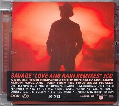 CD: Savage — «Love and Rain» (2020) (2CD Remix Album)