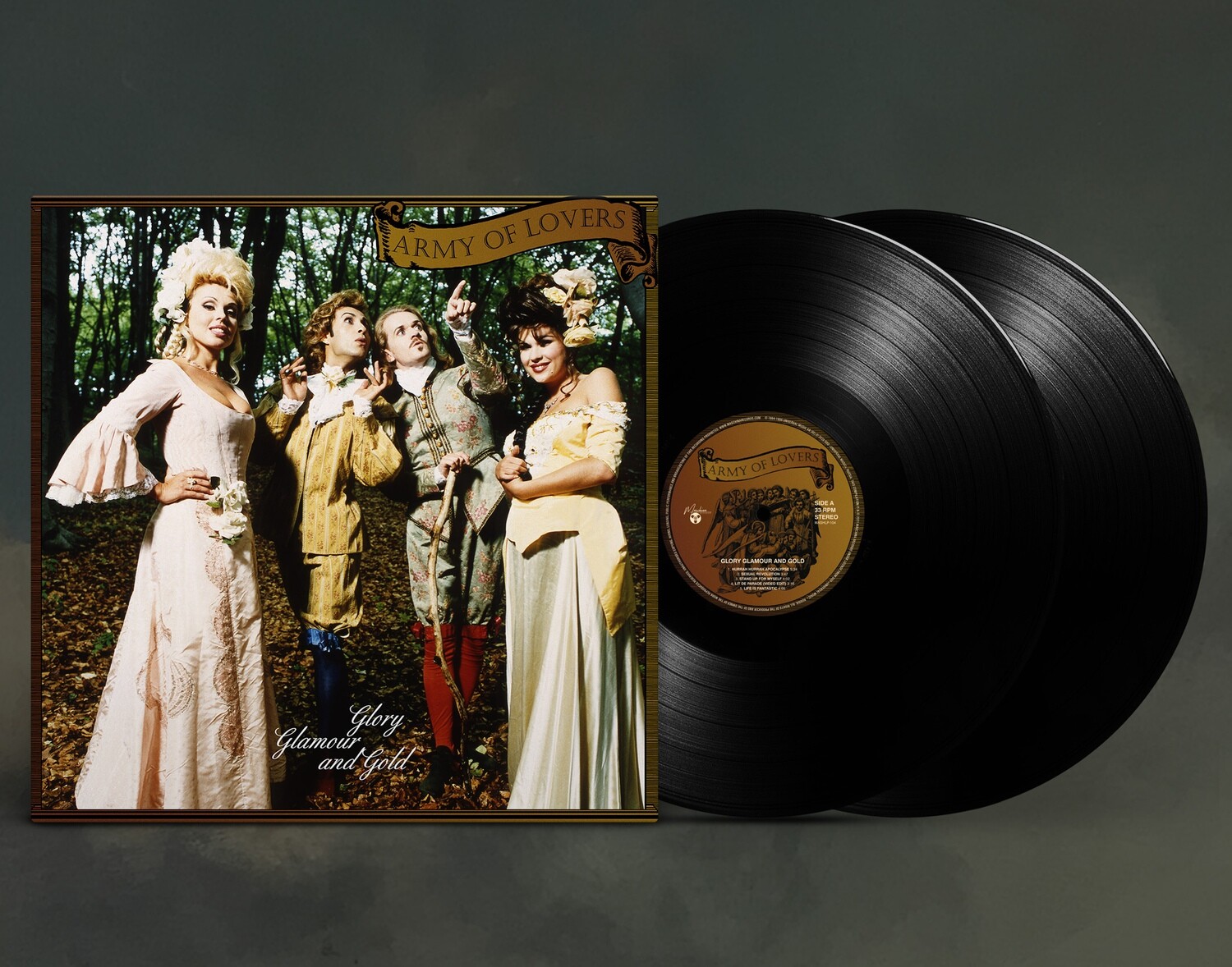 LP: Army Of Lovers — «Glory Glamor And Gold» (1994/1996) [Ultimate Edition Black 2LP]