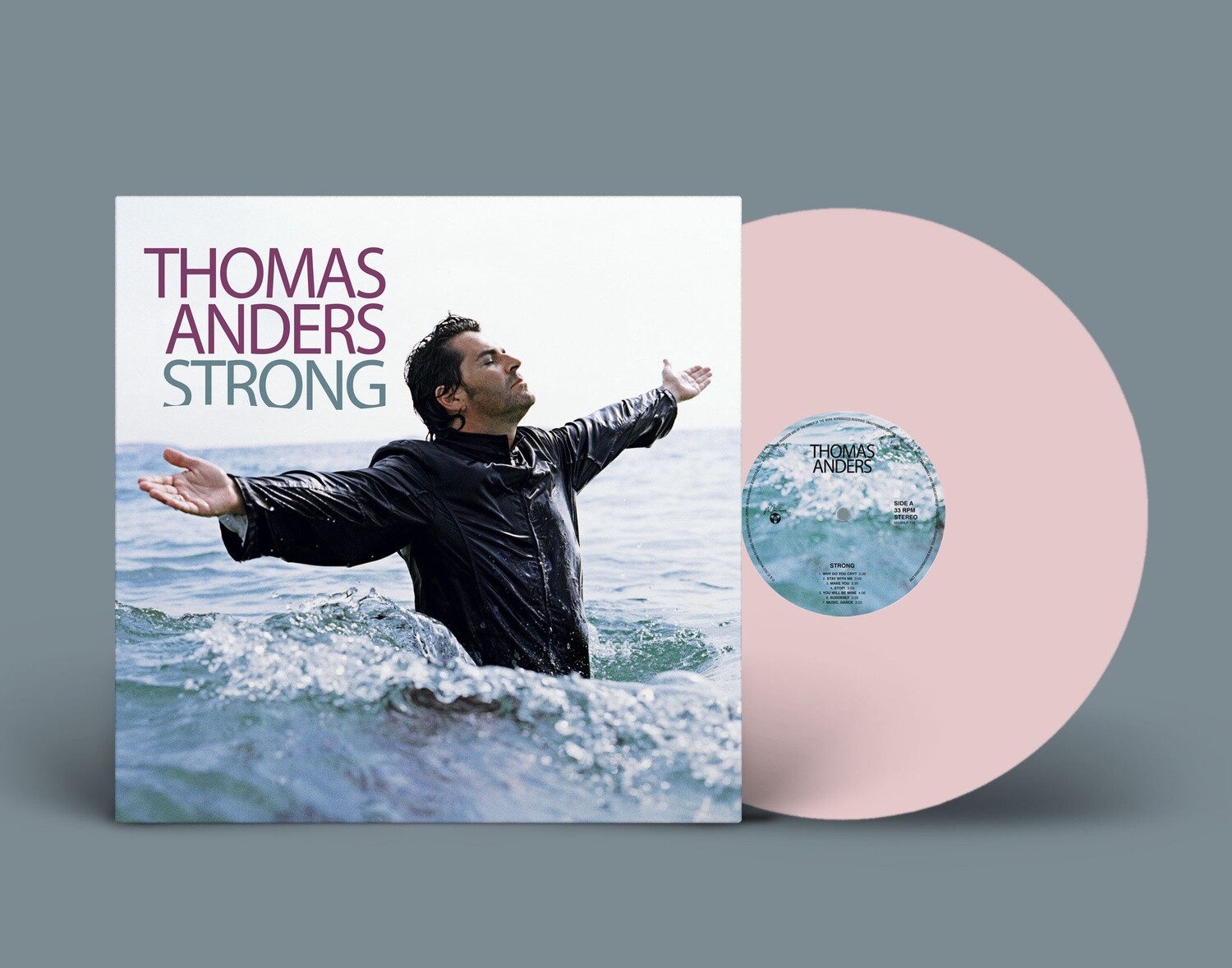 LP: THOMAS ANDERS — «Strong» (2010/2022) [Pink Vinyl]