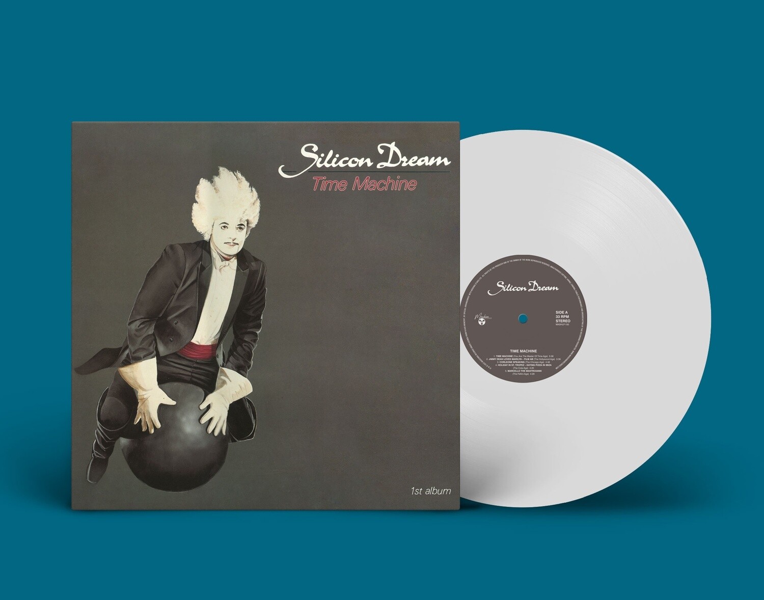 LP: SILICON DREAM — «Time Machine» (1988/2022) [White Vinyl]