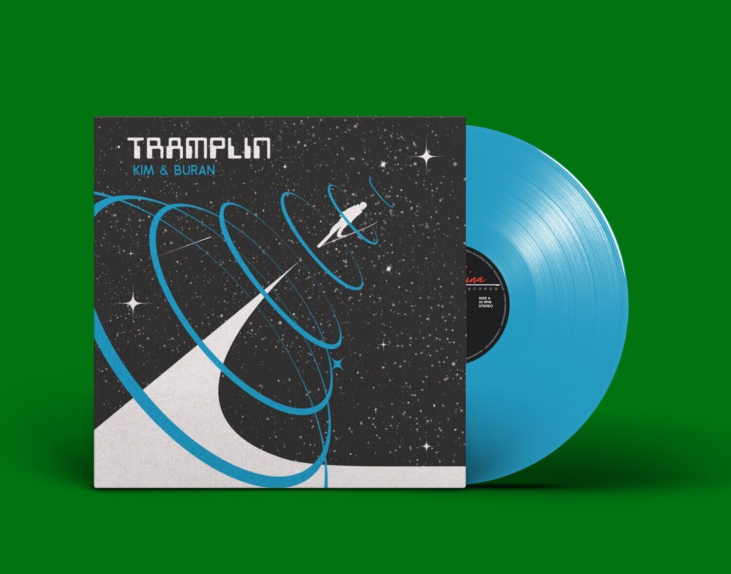 LP: KIM & BURAN — «Tramplin» (2022) [Limited Blue Vinyl]