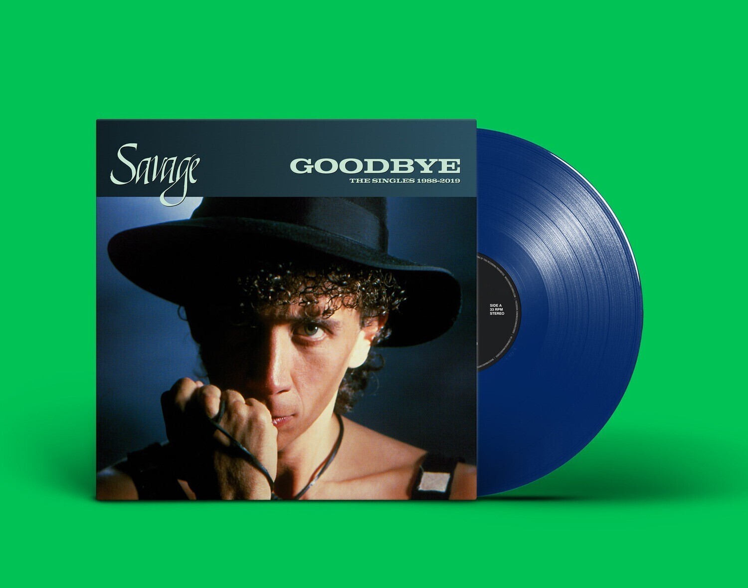 LP: Savage — «Goodbye: The Singles 1988-2019» (2022) [Blue Vinyl]