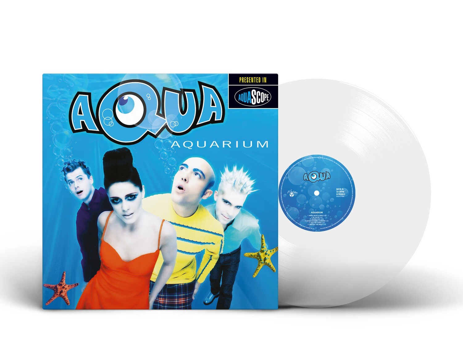 LP: Aqua — «Aquarium» (1997/2021) [Spring Water Vinyl]