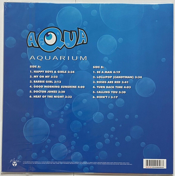 LP: Aqua — «Aquarium» [Naughty Vinyl]