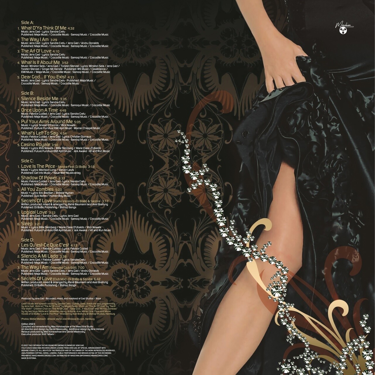 LP: Sandra — «The Art Of Love» (2007/2023) [2LP Limited Gold