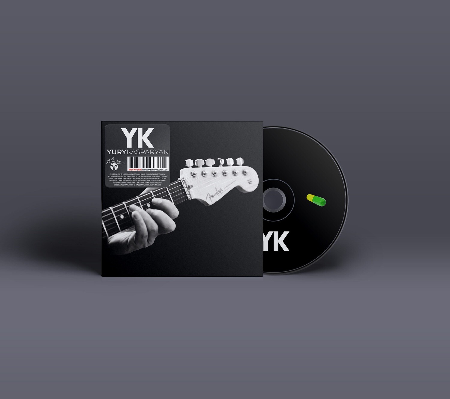 CD: YK (Юрий Каспарян, «Кино») — «YK» (2020)